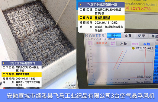 安徽宣城使用雷茨空氣懸浮風(fēng)機(jī)3臺(tái)